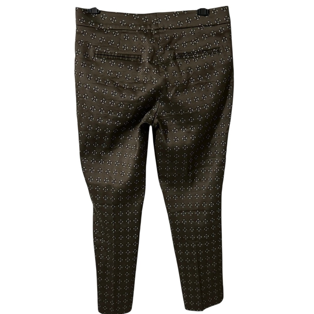 ETRO Brown Embroidered Print Casual Pants Size 40 Made in Italy Tailored READ - Picture 5 of 16